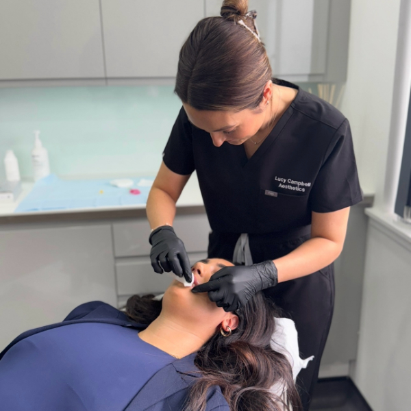 Lucy performing treatment